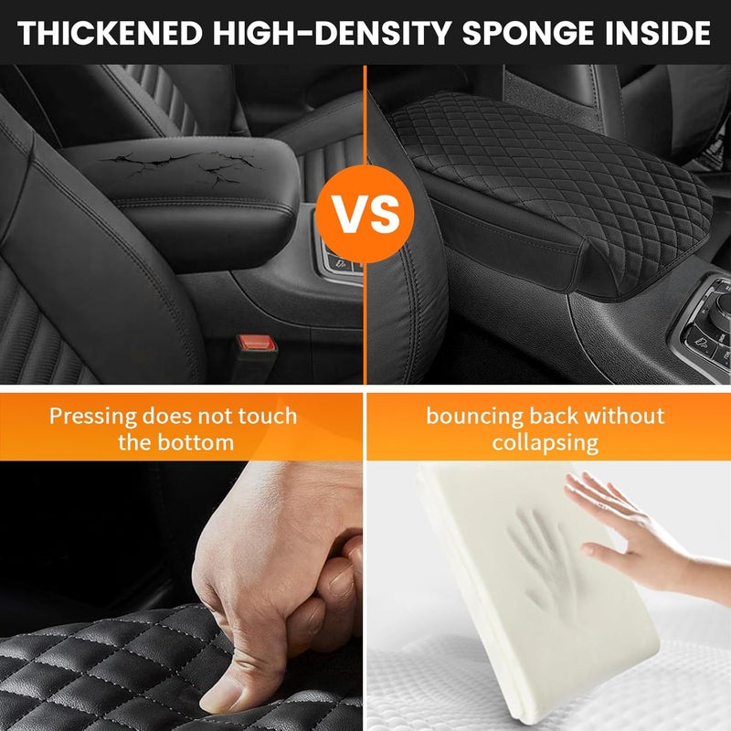 Rilsen Custom Fit for Center Console Cover Palisade 2019-2024 2025 Armrest Cover Center Console Pad Interior Accessories Car Armrest Seat Box Cover Protector with Pockets Storage Bag - Image 4